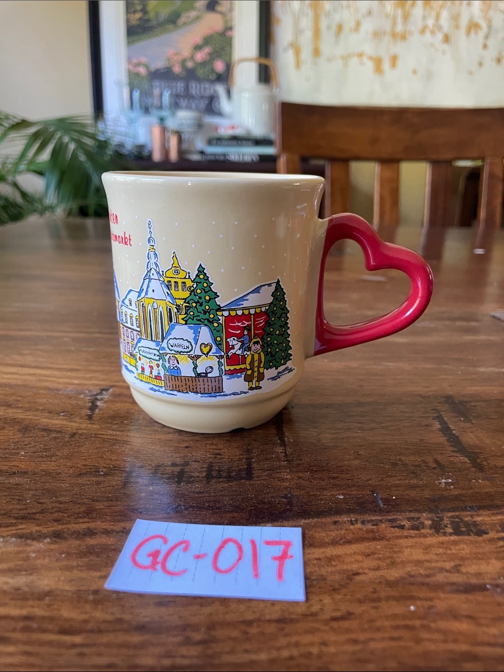 $13 or 2/$20! Heidelburg German Gluehwein Mug Cup Christmas Night Market Germany